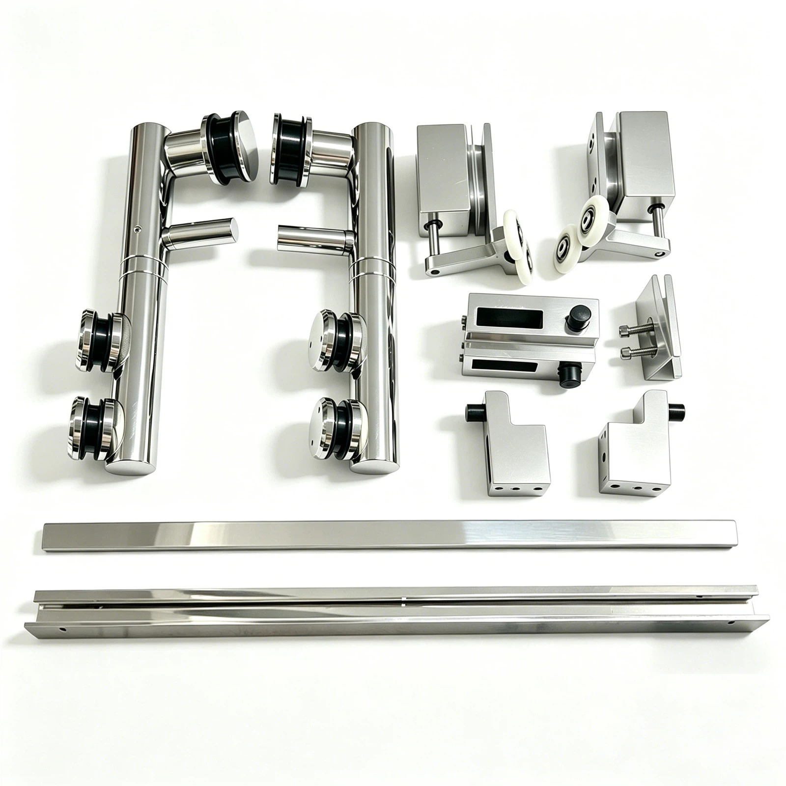 Inward open shower enclosure door rollers kit Inward open shower enclosure door rollers kit